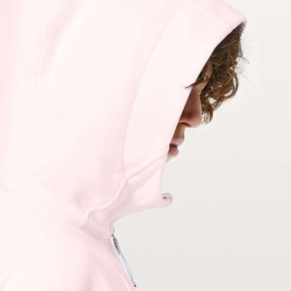Lululemon Scuba Full-Zip Hoodie Pink - Like New - Size 8 - Flutterby Pink - Picture 4 of 11